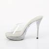 Fabulicious - ATHENA501 Mules with heel - White/Transparent Product image